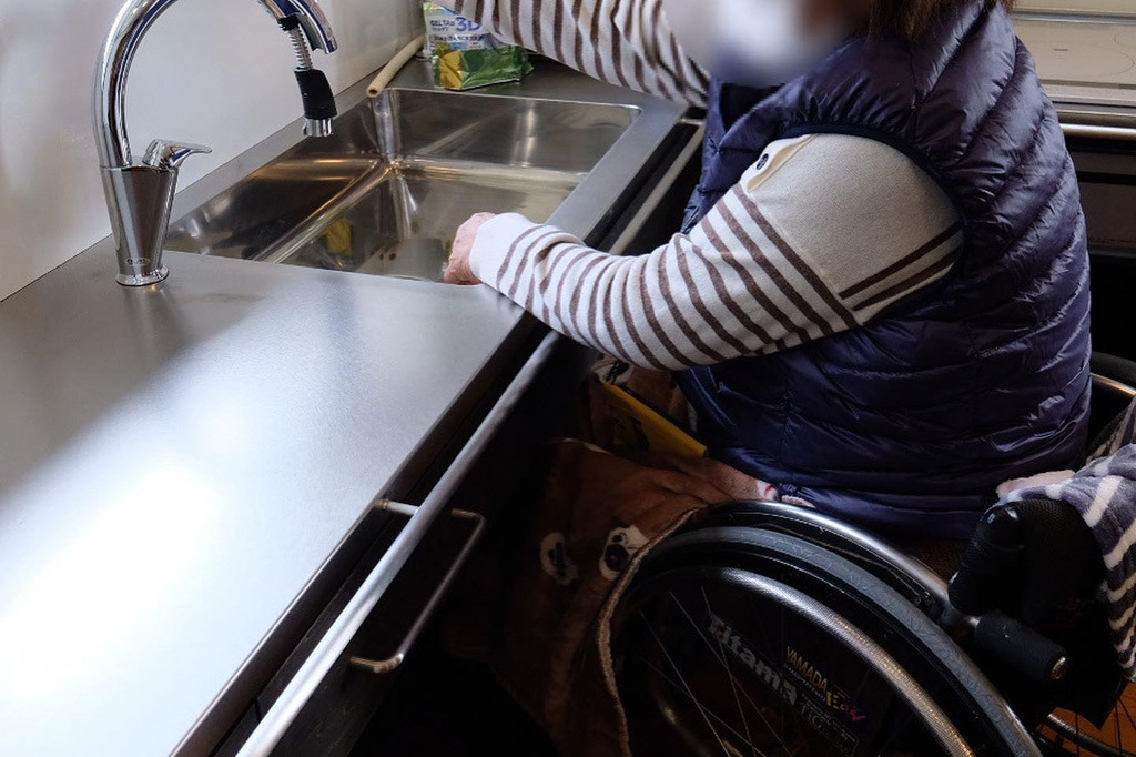 天板一体型のシンク