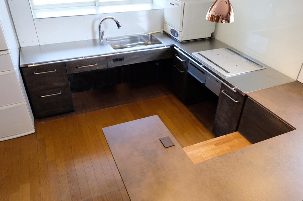 つくる、たべる、くつろぐ拠点としてのキッチン・ダイニング。