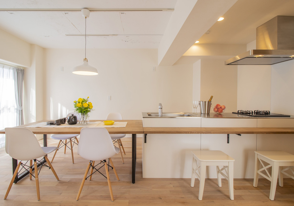 食が中心の家食中心のライフスタイル提案型モデルルーム